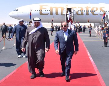 الرئيس السيسى يستقبل  الشيخ محمد بن زايد اليوم فى العلمين