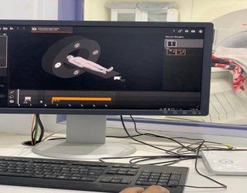 تشغيل اول جهاز اشعه مقطعيه بمستشفى طلخا